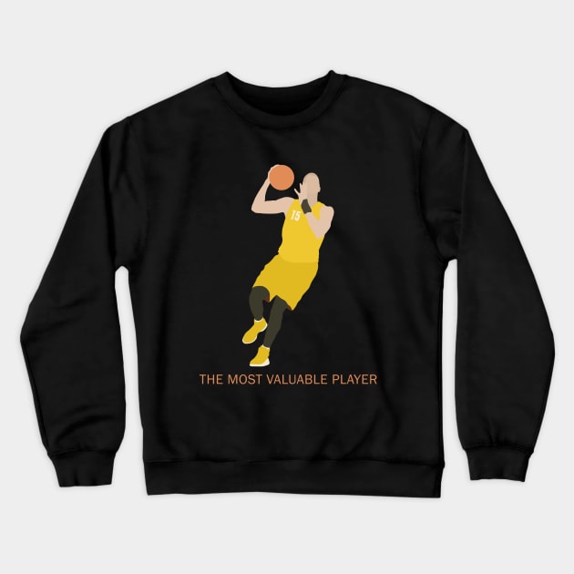 Nikola Jokic MVP Crewneck Sweatshirt by valentinahramov